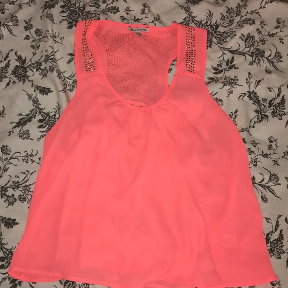 3 for $15  Bright coral top